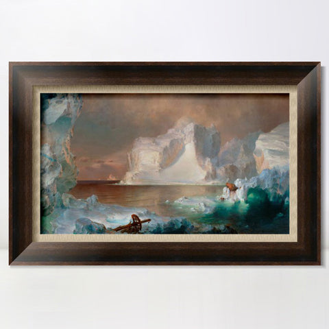 INVIN ART Framed Canvas Art Giclee Print Series#104 by Albert Bierstadt Wall Art Living Room Home Office Decorations