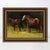 INVIN ART Framed Canvas Art Giclee Print Horses#2 by Albert Bierstadt Wall Art Living Room Home Office Decorations