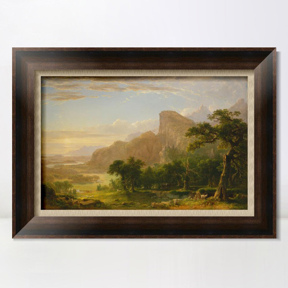 INVIN ART Framed Canvas Art Giclee Print Sky by Albert Bierstadt Wall Art