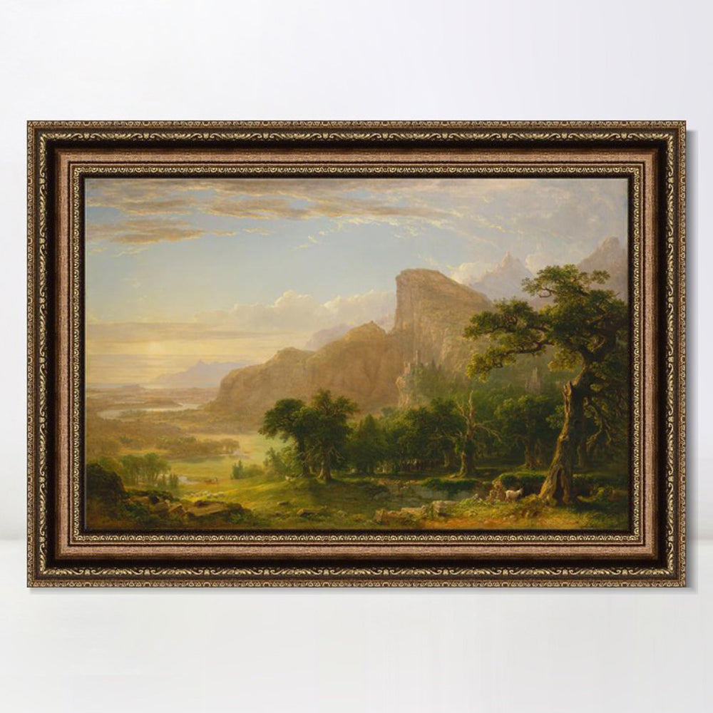 INVIN ART Framed Canvas Art Giclee Print Sky by Albert Bierstadt Wall Art