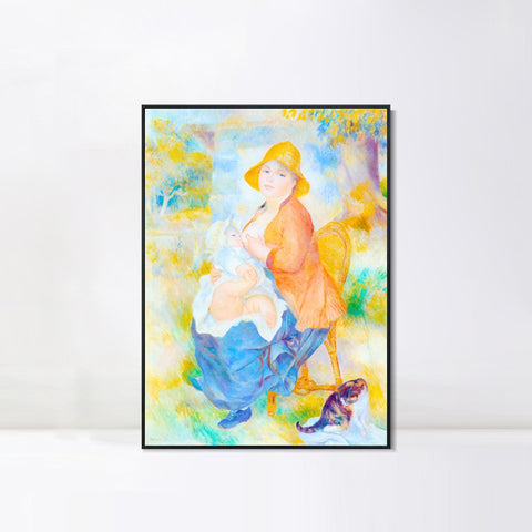 INVIN ART Framed Canvas Series#072 by Pierre Auguste Renoir Wall Art Living Room Home Office Decorations