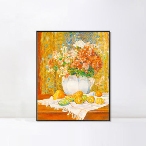 INVIN ART Framed Canvas Series#075 by Pierre Auguste Renoir Wall Art Living Room Home Office Decorations