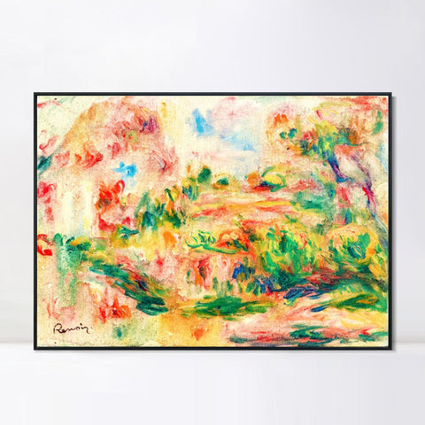 INVIN ART Framed Canvas PAYSAGE 7 by Pierre Auguste Renoir Wall Art Living Room Home Office Decorations