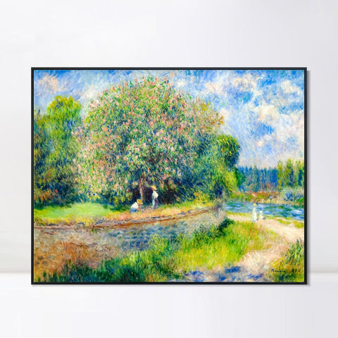 INVIN ART Framed Canvas Series# 137 by Pierre Auguste Renoir Wall Art Living Room Home Office Decorations