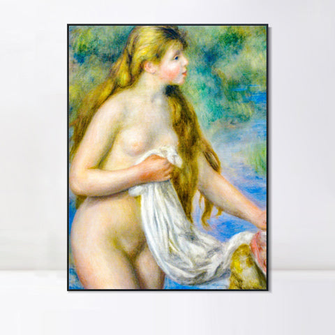 INVIN ART Framed Canvas Series#152 by Pierre Auguste Renoir Wall Art Living Room Home Office Decorations