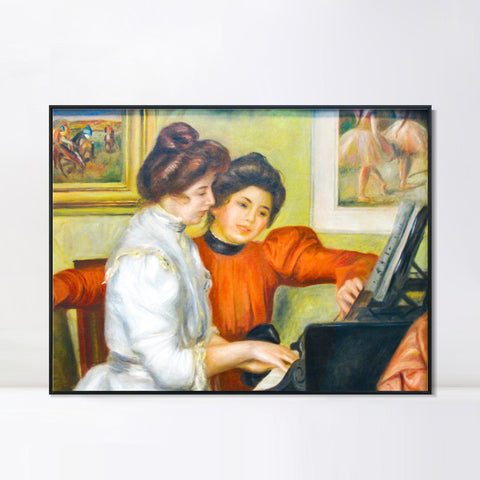 INVIN ART Framed Canvas Series#182 by Pierre Auguste Renoir Wall Art Living Room Home Office Decorations