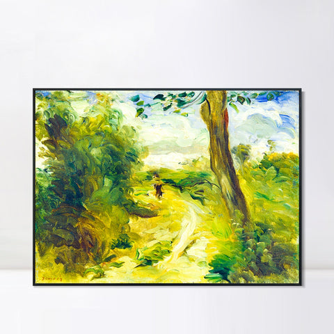 INVIN ART Framed Canvas Landscape between Storms by Pierre Auguste Renoir Wall Art Living Room Home Office Decorations