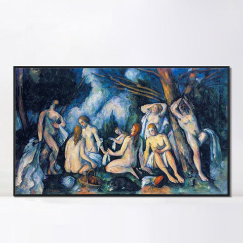 INVIN ART Framed Canvas Giclee Print Art Series#002 by Paul Cezanne Wall Art Living Room Home Office Decorations