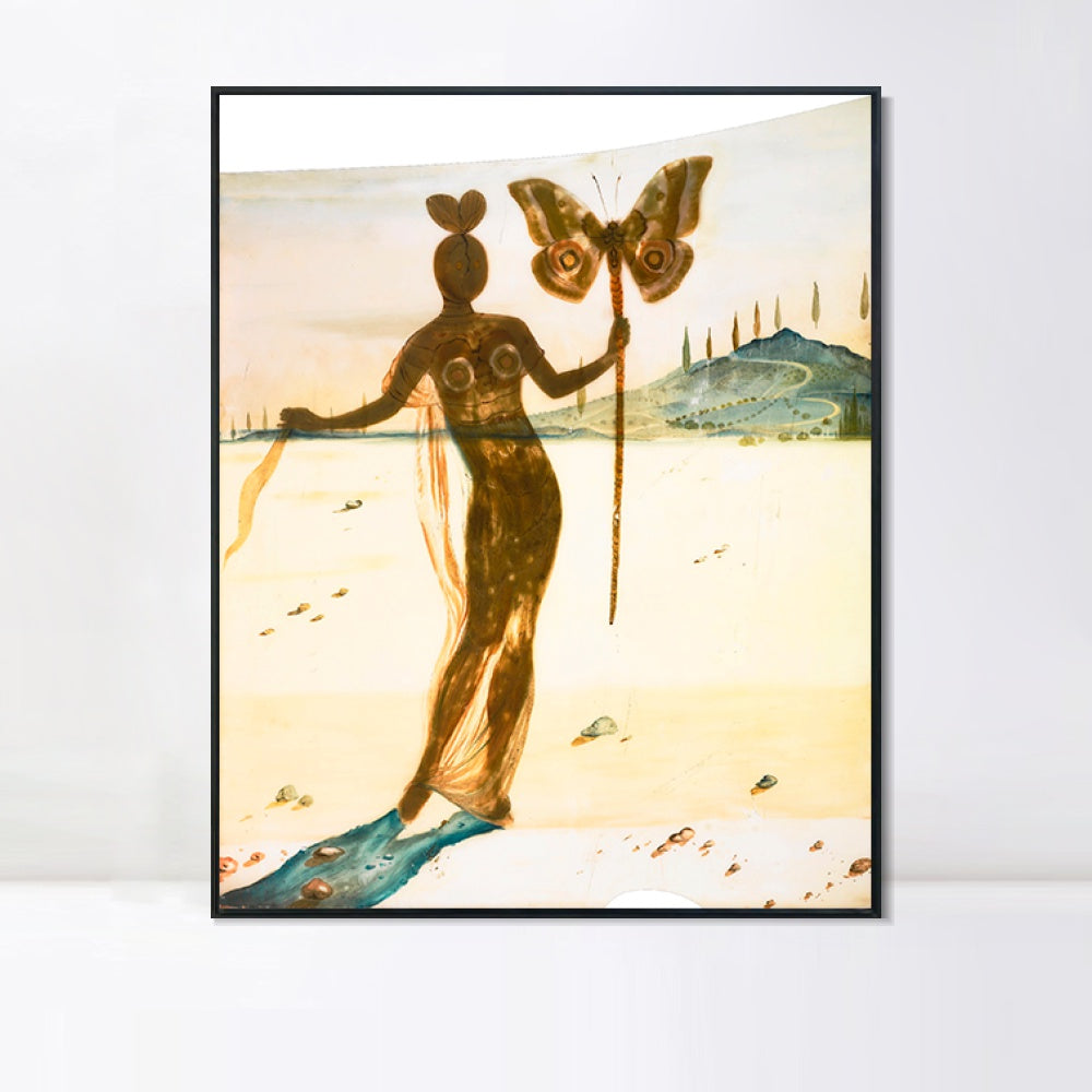 INVIN ART Framed Canvas Series#035 by Salvador Dal Wall Art Living Room Home Office Decorations