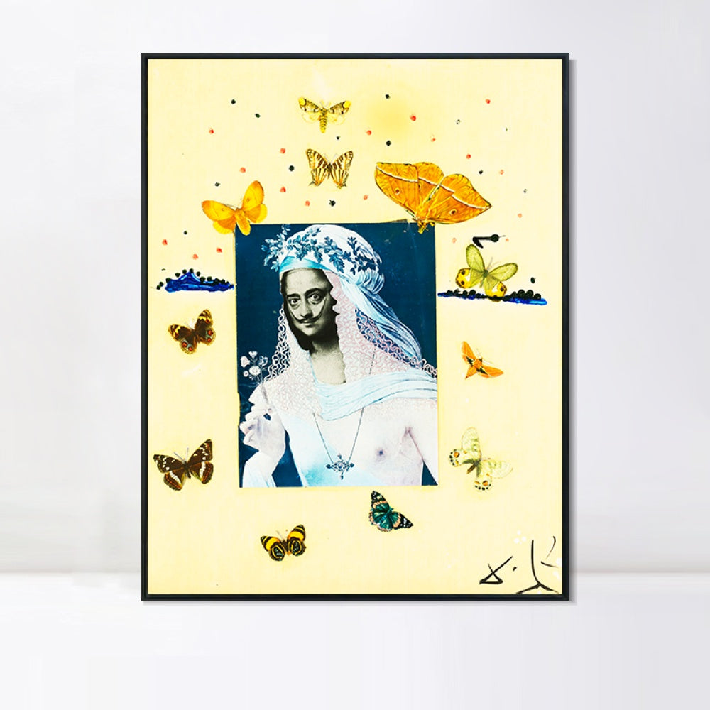 INVIN ART Framed Canvas Series#041 by Salvador Dal Wall Art Living Room Home Office Decorations