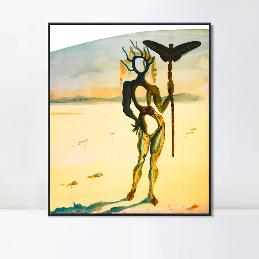 INVIN ART Framed Canvas Series#060 by Salvador Dal Wall Art Living Room Home Office Decorations