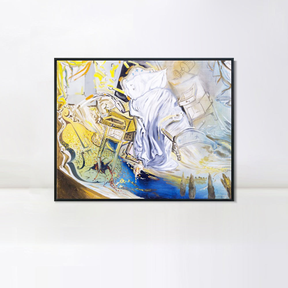 INVIN ART Framed Canvas Series#090 by Salvador Dal Wall Art Living Room Home Office Decorations