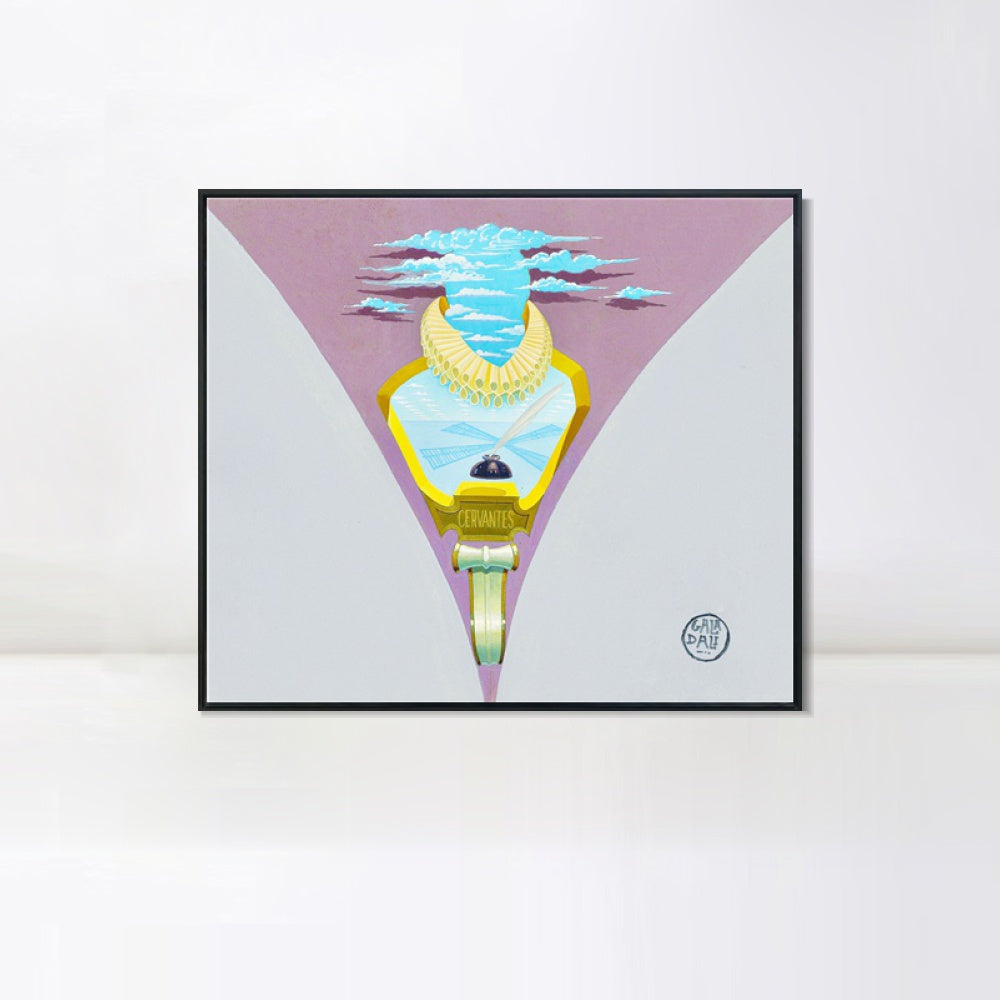 INVIN ART Framed Canvas Series#091 by Salvador Dal Wall Art Living Room Home Office Decorations