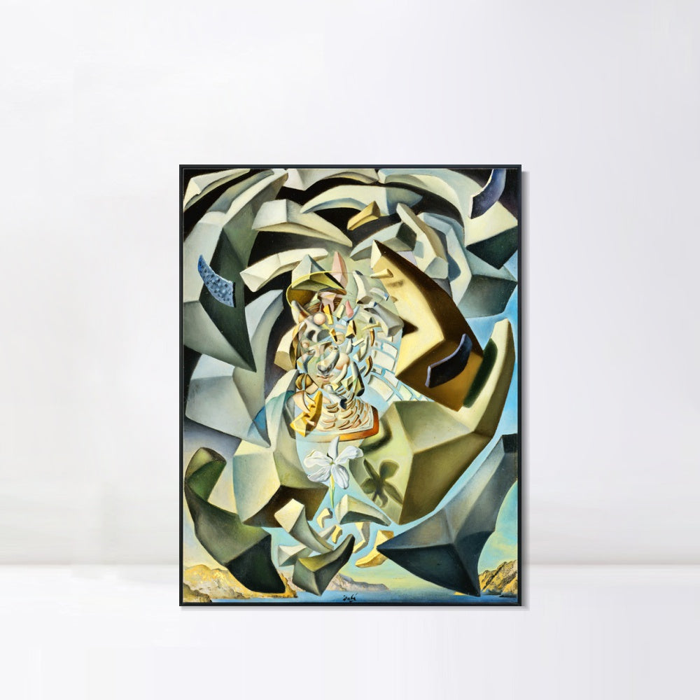 INVIN ART Framed Canvas Series#127 by Salvador Dal Wall Art Living Room Home Office Decorations