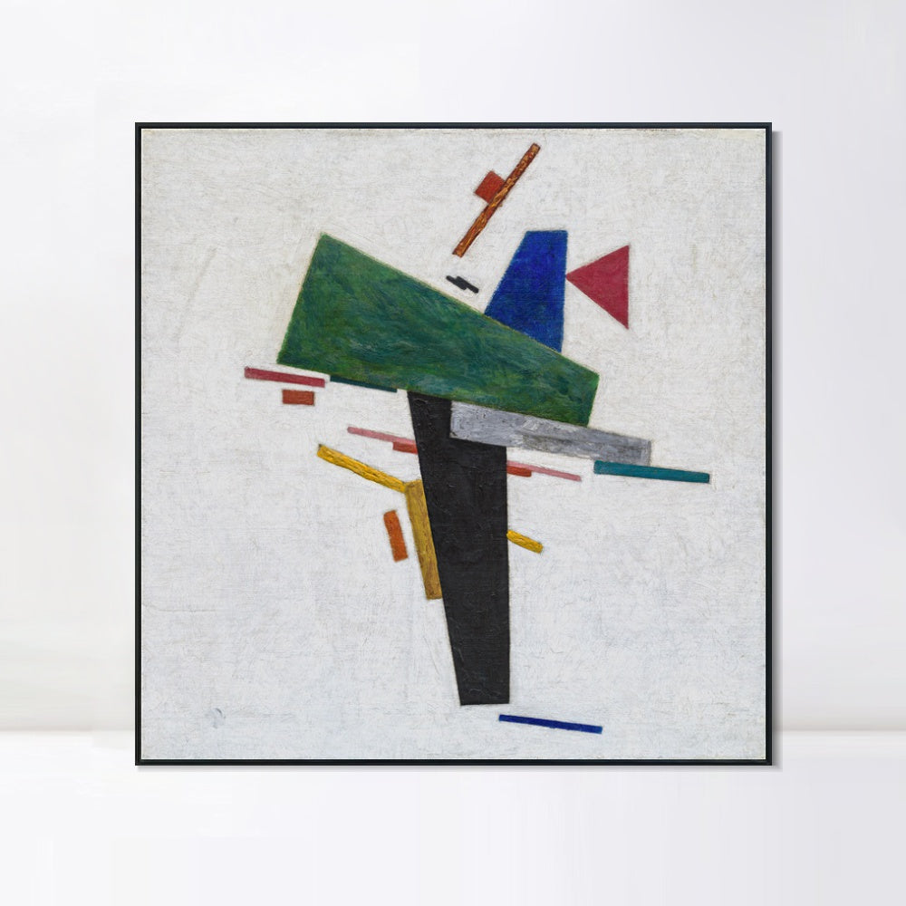 INVIN ART Framed Canvas Giclee Print Art Series#038 by Kasimir Malevich Wall Art Living Room Home Office Decorations