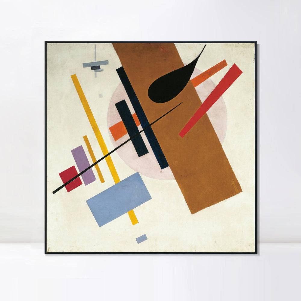 INVIN ART Framed Canvas Giclee Print Art Series#040 by Kasimir Malevich Wall Art Living Room Home Office Decorations