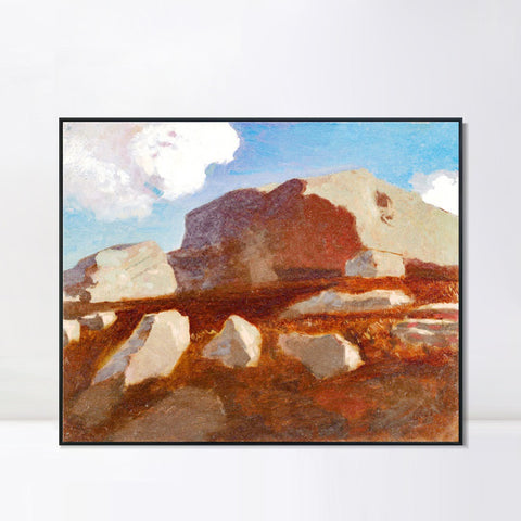 INVIN ART Framed Canvas Series#032 by Odilon Redon Wall Art Living Room Home Office Decorations
