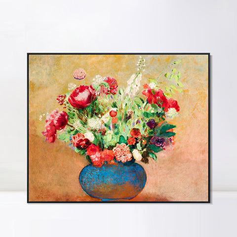 INVIN ART Framed Canvas Series#035 by Odilon Redon Wall Art Living Room Home Office Decorations