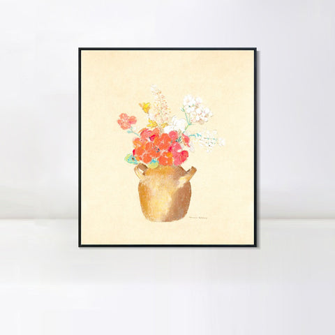 INVIN ART Framed Canvas Series#058 by Odilon Redon Wall Art Living Room Home Office Decorations