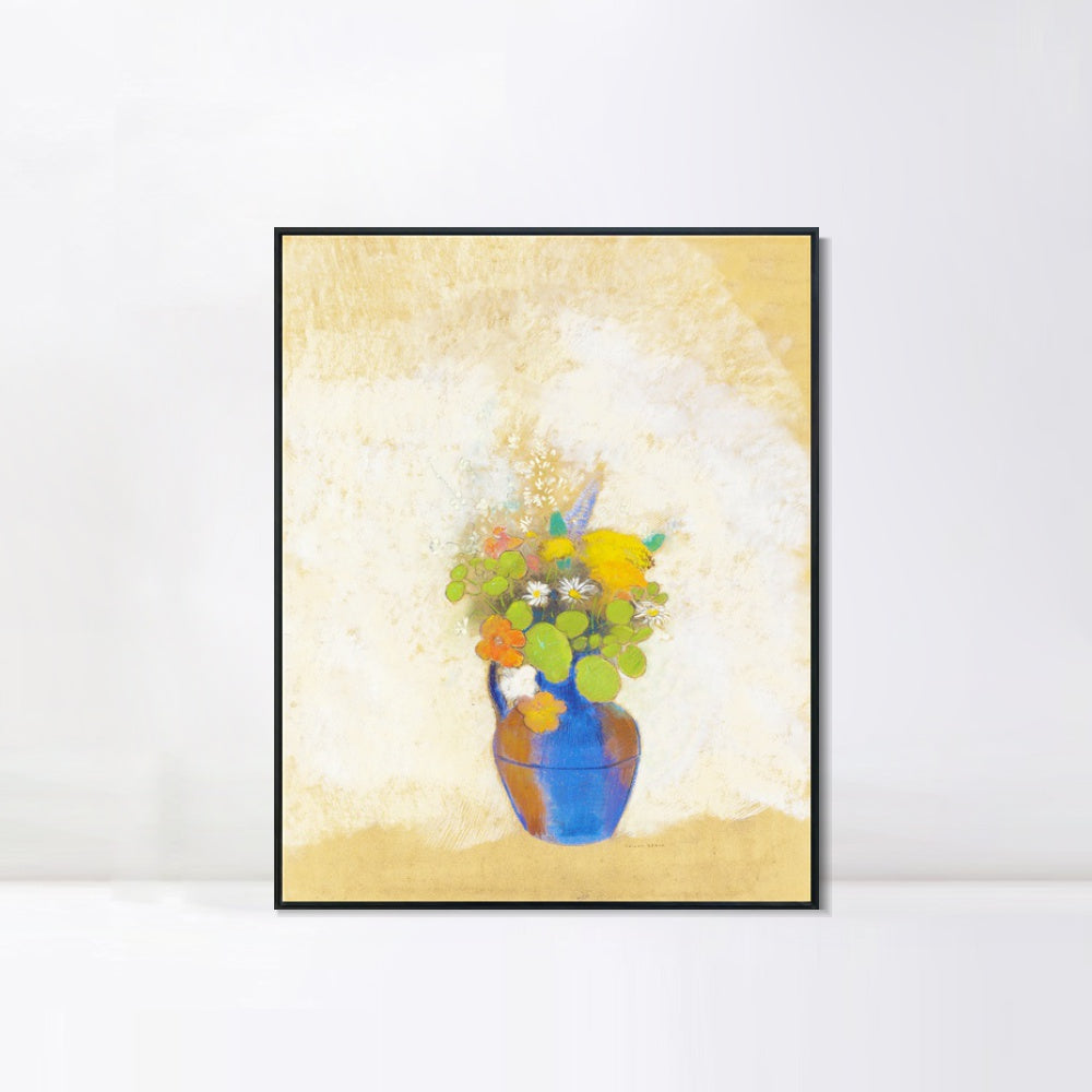 INVIN ART Framed Canvas Series#068 by Odilon Redon Wall Art Living Room Home Office Decorations