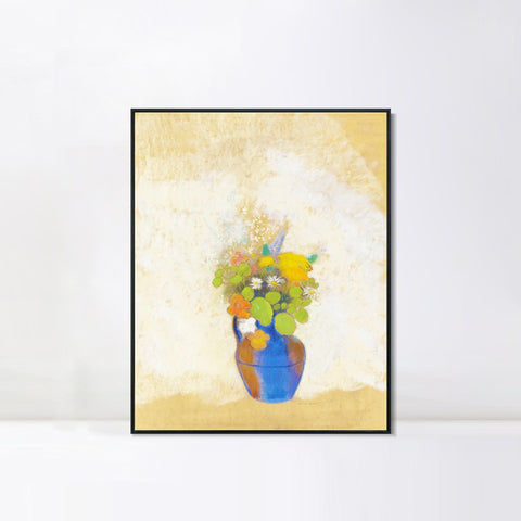 INVIN ART Framed Canvas Series#068 by Odilon Redon Wall Art Living Room Home Office Decorations