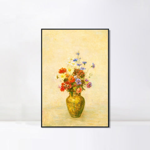 INVIN ART Framed Canvas Series#069 by Odilon Redon Wall Art Living Room Home Office Decorations