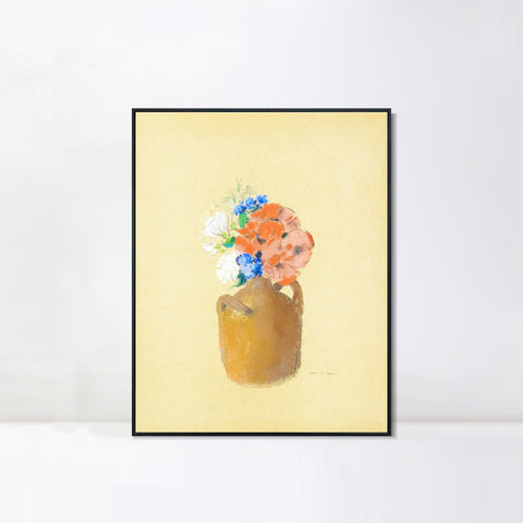 INVIN ART Framed Canvas Series#070 by Odilon Redon Wall Art Living Room Home Office Decorations