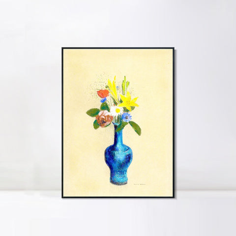 INVIN ART Framed Canvas Series#073 by Odilon Redon Wall Art Living Room Home Office Decorations