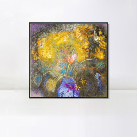 INVIN ART Framed Canvas Series#083 by Odilon Redon Wall Art Living Room Home Office Decorations