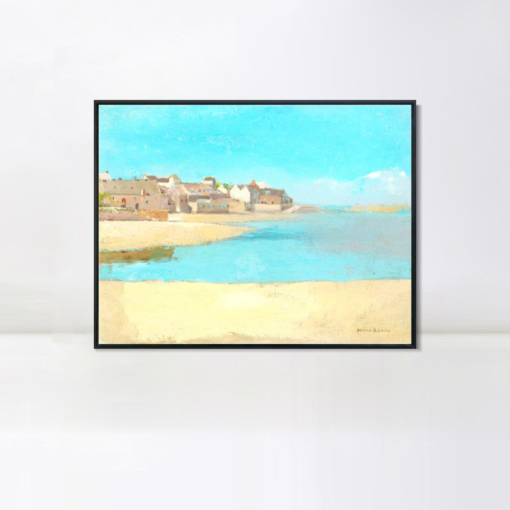 INVIN ART Framed Canvas Series#084 by Odilon Redon Wall Art Living Room Home Office Decorations