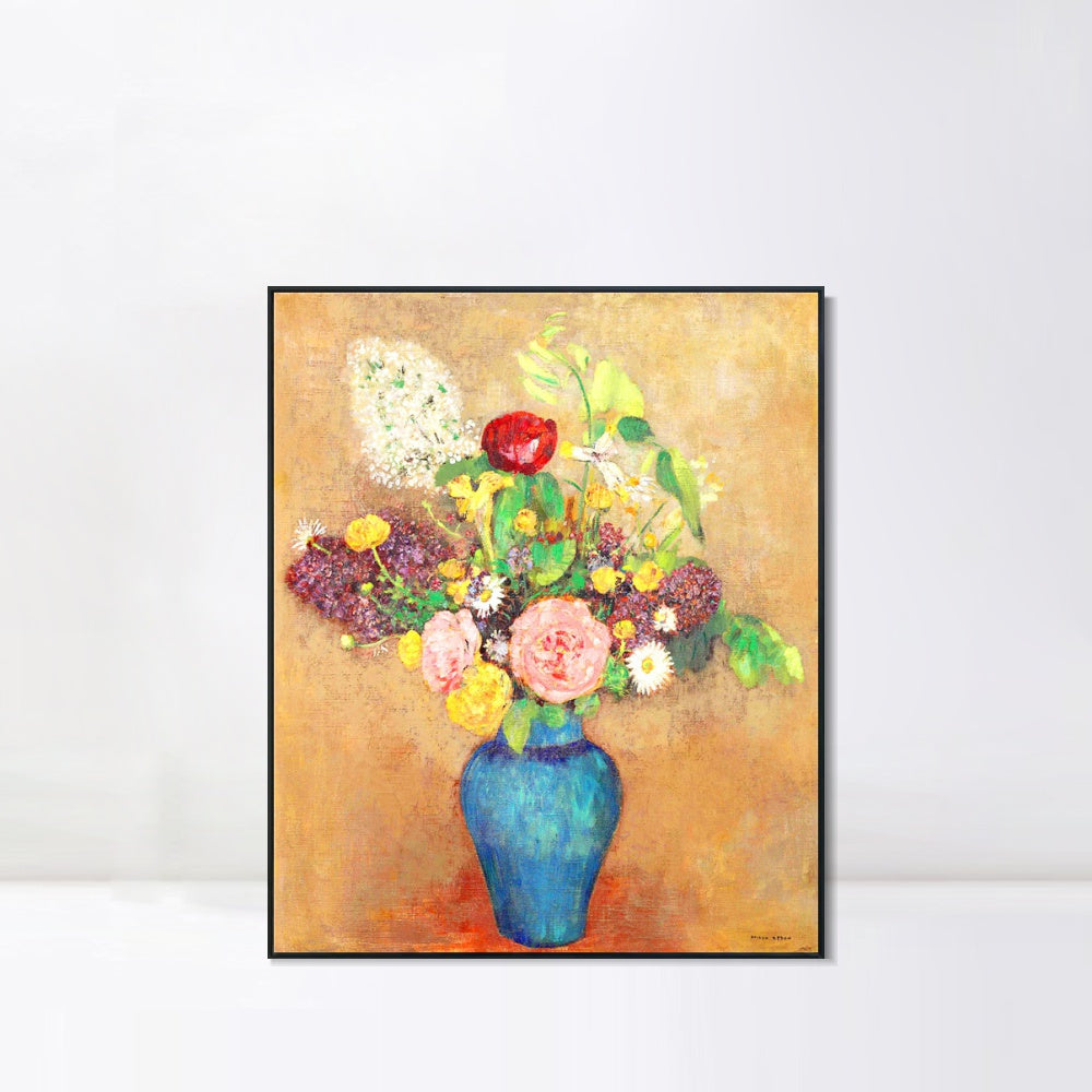 INVIN ART Framed Canvas Series#096 by Odilon Redon Wall Art Living Room Home Office Decorations