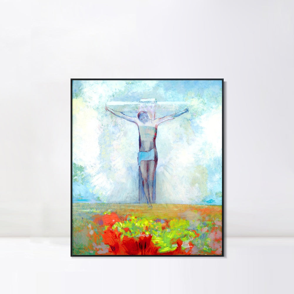 INVIN ART Framed Canvas Series#112 by Odilon Redon Wall Art Living Room Home Office Decorations