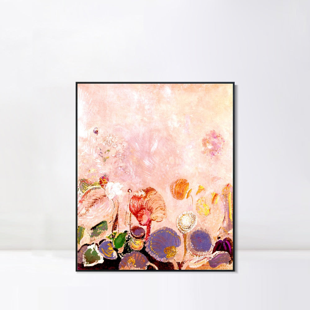 INVIN ART Framed Canvas Series#128 by Odilon Redon Wall Art Living Room Home Office Decorations