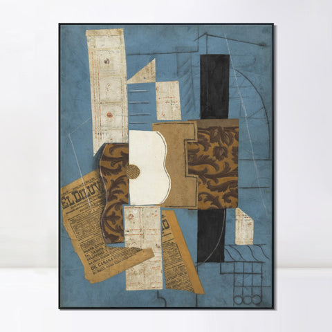 INVIN ART Framed Canvas Giclee Print Art Series#371 by Pablo Picasso Wall Art Living Room Home Office Decorations