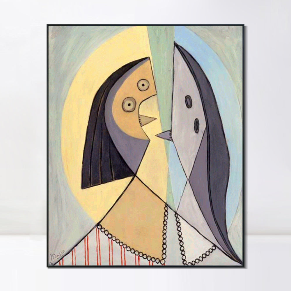 INVIN ART Framed Canvas Giclee Print Art 1929 Buste de femme2 by Pablo Picasso Wall Art