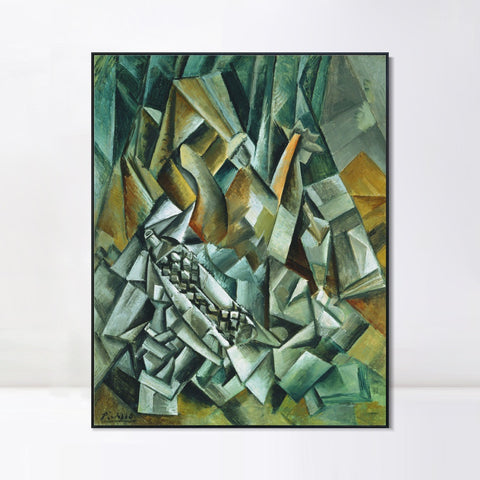 INVIN ART Framed Canvas Giclee Print Art Series#388 by Pablo Picasso Wall Art Living Room Home Office Decorations