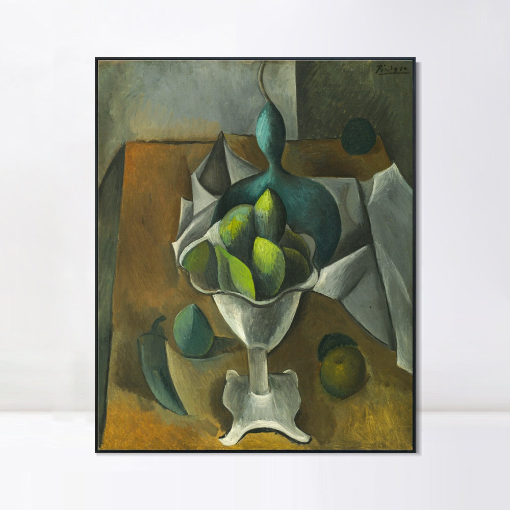 INVIN ART Framed Canvas Giclee Print Art Series#390 by Pablo Picasso Wall Art Living Room Home Office Decorations