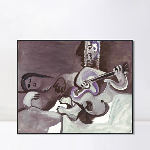 INVIN ART Framed Canvas Giclee Print Art Series#405 by Pablo Picasso Wall Art Living Room Home Office Decorations