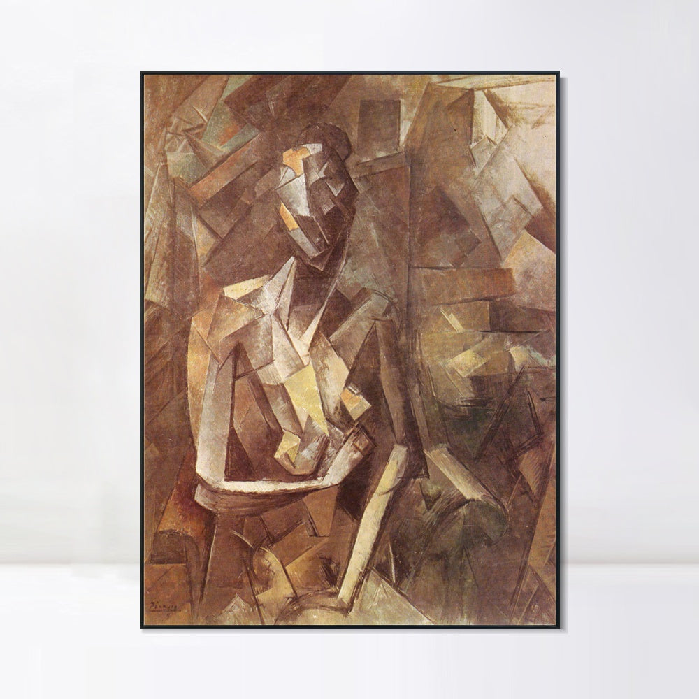 INVIN ART Framed Canvas Giclee Print Art Series#432 by Pablo Picasso Wall Art