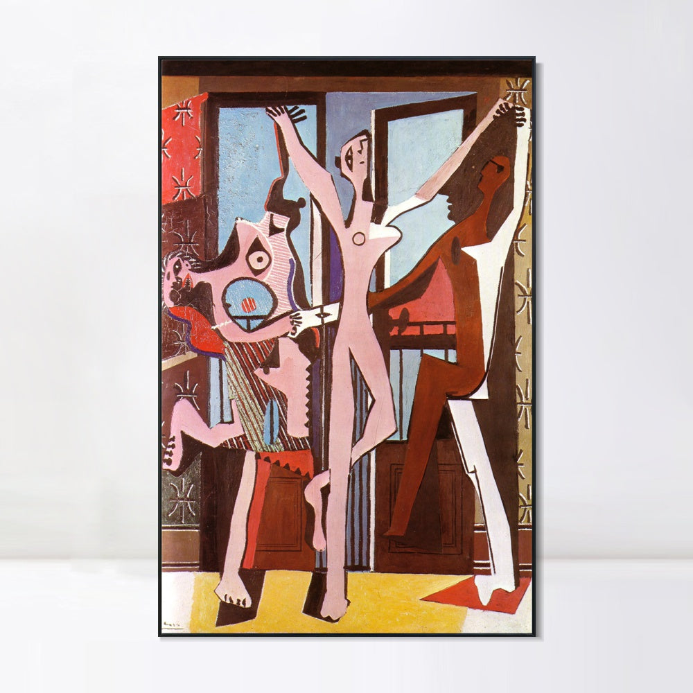 INVIN ART Framed Canvas Giclee Print Art 1925 The dance by Pablo Picasso Wall Art