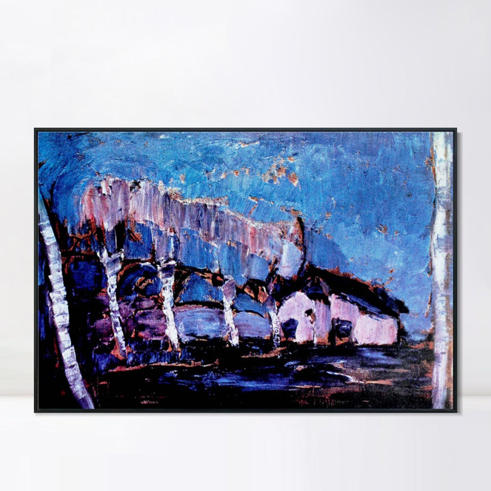 INVIN ART Framed Canvas Series#028 by Piet Cornelies Mondrian Wall Art Living Room Home Office Decorations