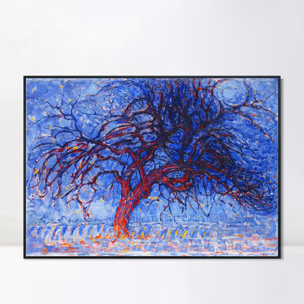 INVIN ART Framed Canvas Series#034 by Piet Cornelies Mondrian Wall Art Living Room Home Office Decorations