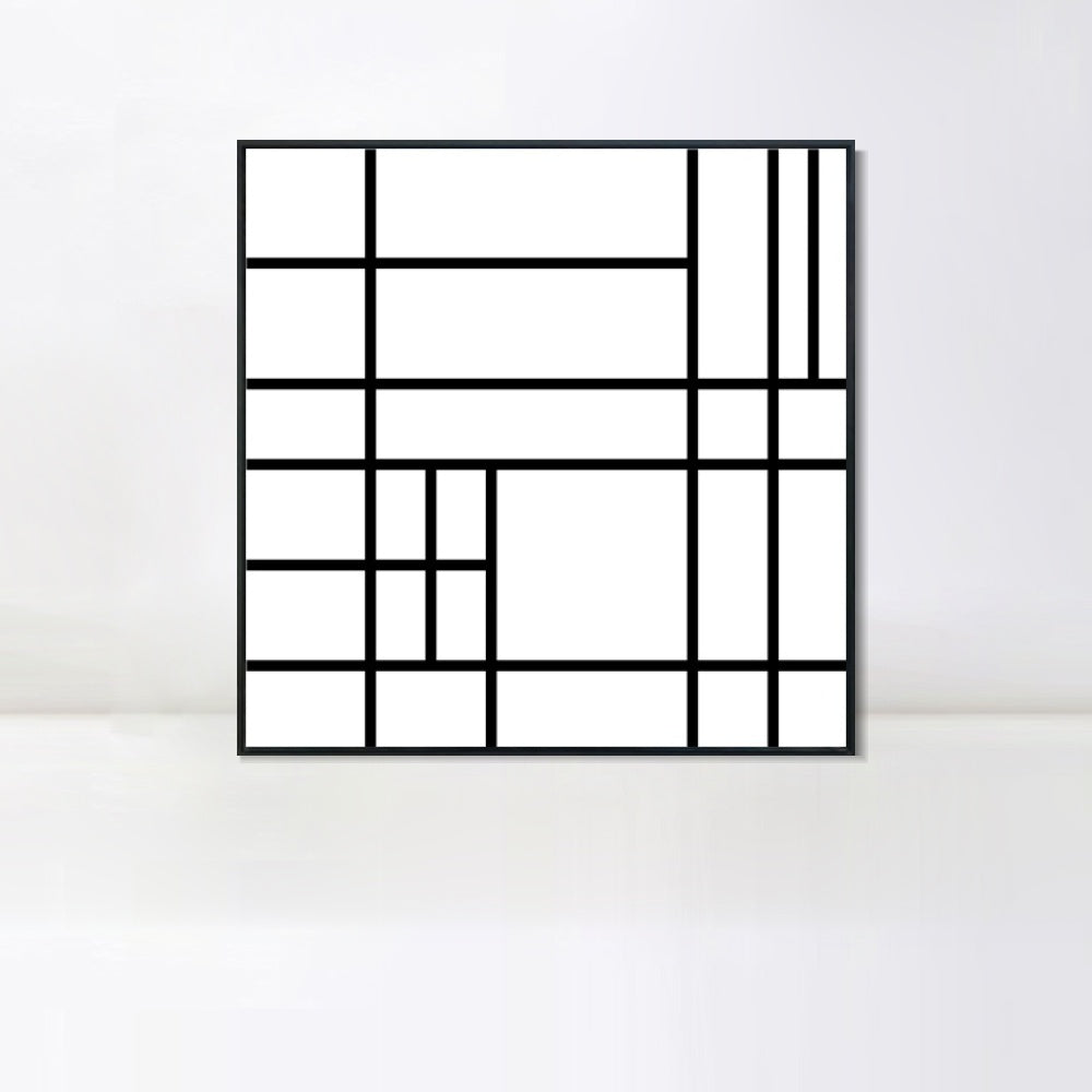 INVIN ART Framed Canvas Series#070 by Piet Cornelies Mondrian Wall Art Living Room Home Office Decorations
