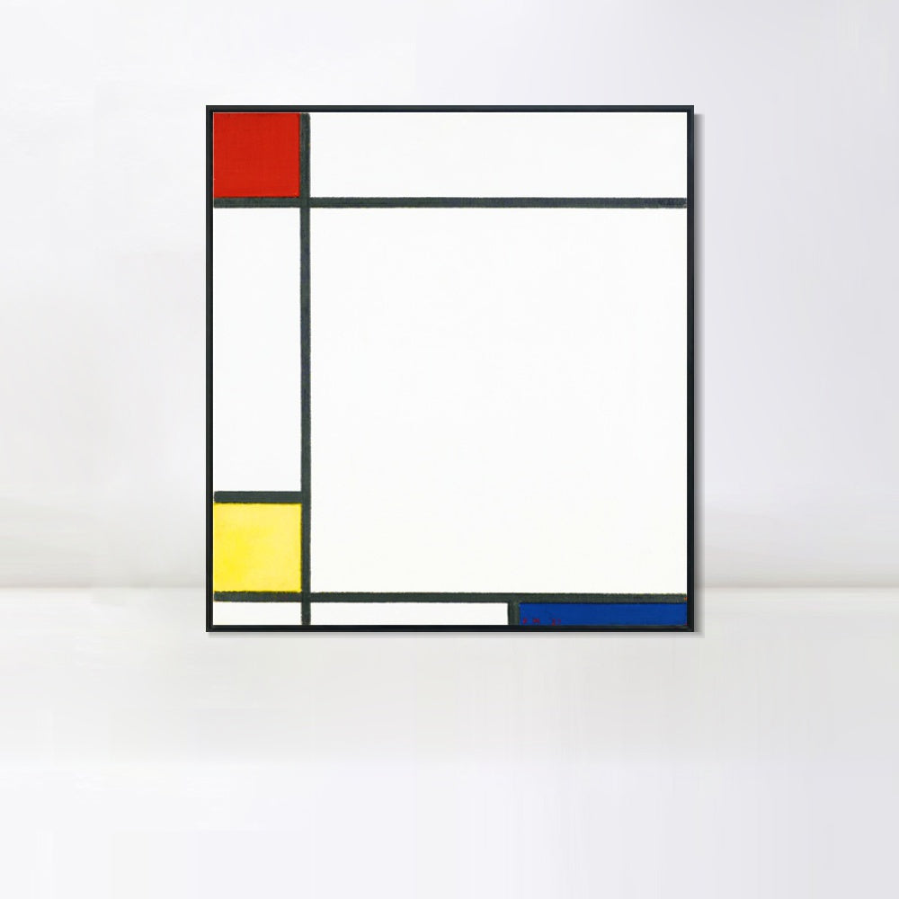 INVIN ART Framed Canvas Series#072 by Piet Cornelies Mondrian Wall Art Living Room Home Office Decorations