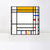 INVIN ART Framed Canvas Series#081 by Piet Cornelies Mondrian Wall Art Living Room Home Office Decorations