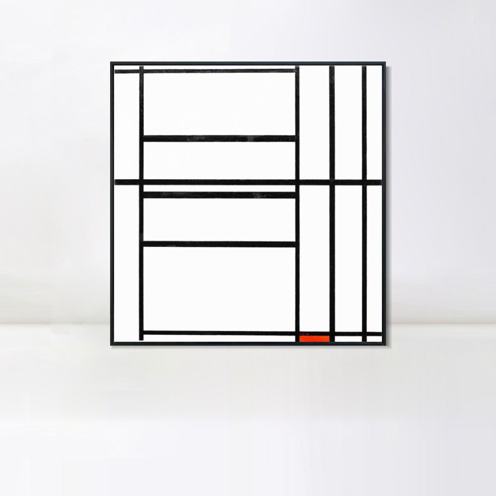 INVIN ART Framed Canvas Series#082 by Piet Cornelies Mondrian Wall Art Living Room Home Office Decorations