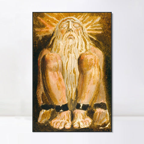 INVIN ART Framed Canvas Giclee Print Art Finals Week As Told by William Blake Wall Art Living Room Home Office Decorations