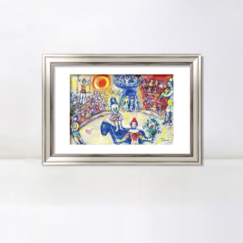 INVIN ART Framed Canvas Art Giclee Print Wedding by Marc Chagall Wall Art Room Living Office Home Decorations