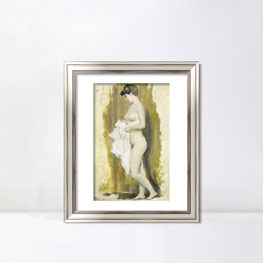INVIN ART Framed Canvas Art Giclee Print Naked woman 2 by Marc Chagall Wall Art Room Living Office Home Decorations
