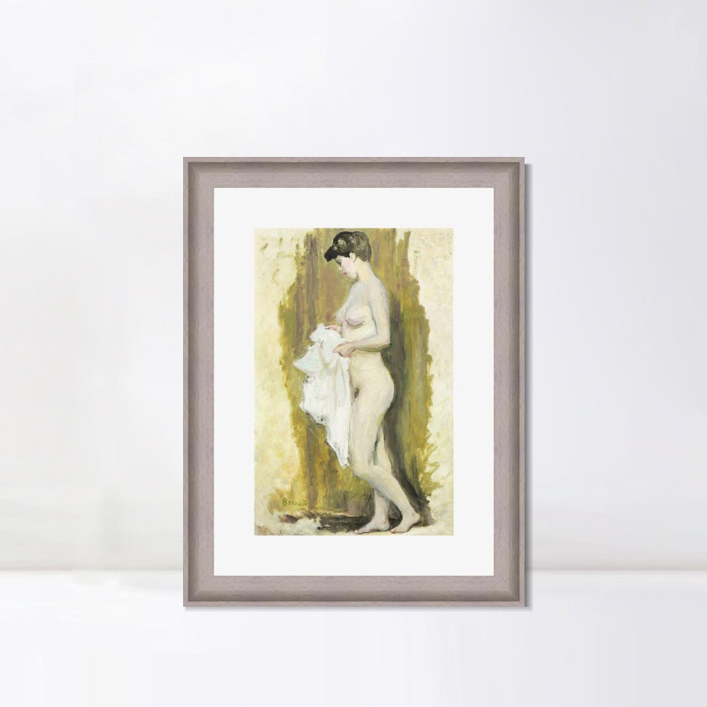 INVIN ART Framed Canvas Art Giclee Print Naked woman 2 by Marc Chagall Wall Art Room Living Office Home Decorations